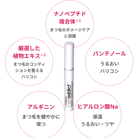 Lashaddict（ラッシュアディクト） アイラッシュ コンディショニング セラム アドバンス 5mL｜まつ毛美容液 ナノペプチド ハリ コシ ツヤ 日本製