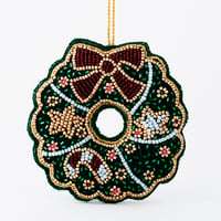 ビーズオーナメント　リース／ORNAMENT BEADS WREATH