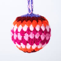 クロシェオーナメント　ピンク／ORNAMENT CROCHET PINK