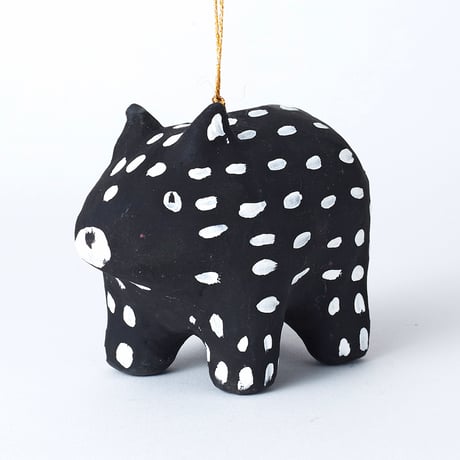 ORNAMENT PAPER MACHE BEAR