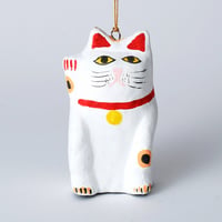 ペーパーマッシュオーナメント　マネキネコ／ORNAMENT PAPER MACHE MANEKINEKO