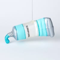 ガラスオーナメント　トゥースペースト／ORNAMENT GLASS TOOTHPASTE