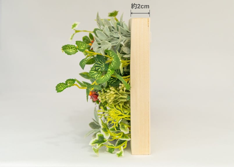 一点物】ウォールフラワー スクエアA 2WAY 造花インテリア | towanohana