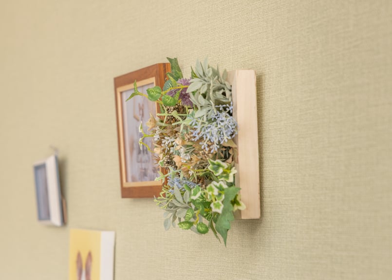 一点物】ウォールフラワー スクエアA 2WAY 造花インテリア | towanohana