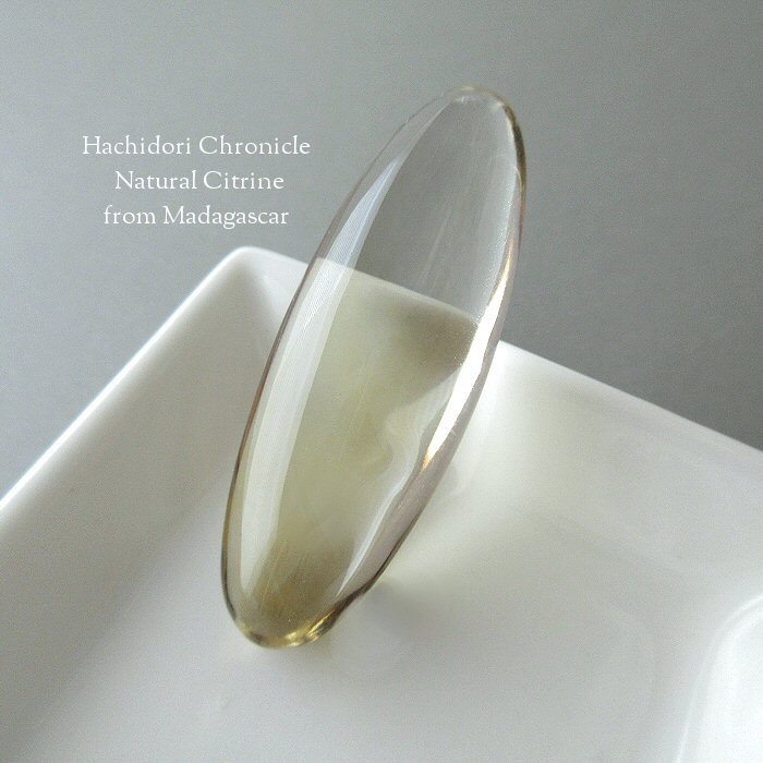 非加熱シトリン　スカル☆ マダガスカル産 天然非加熱 シトリン / 磨き石 [st-122] | ハチドリ
