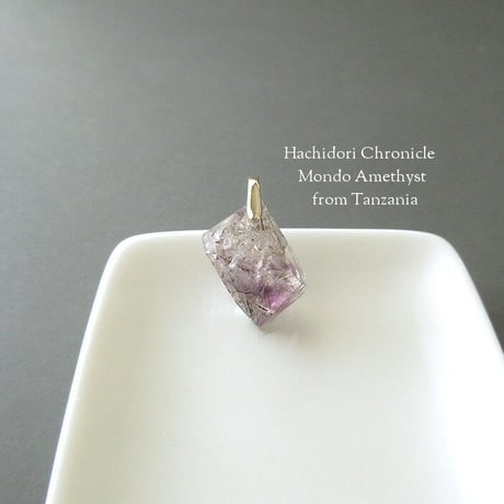 極小粒結晶 / モンドアメシスト 蝕像結晶 ペンダントトップ [pt-2977
