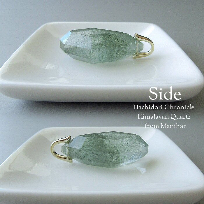 グリーンファントム / マニハール産 ヒマラヤ水晶 8角カット
