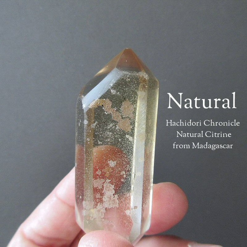 超レア アフガニスタン産 ヒマラヤ非加熱天然シトリン 67g 透明度 照り
