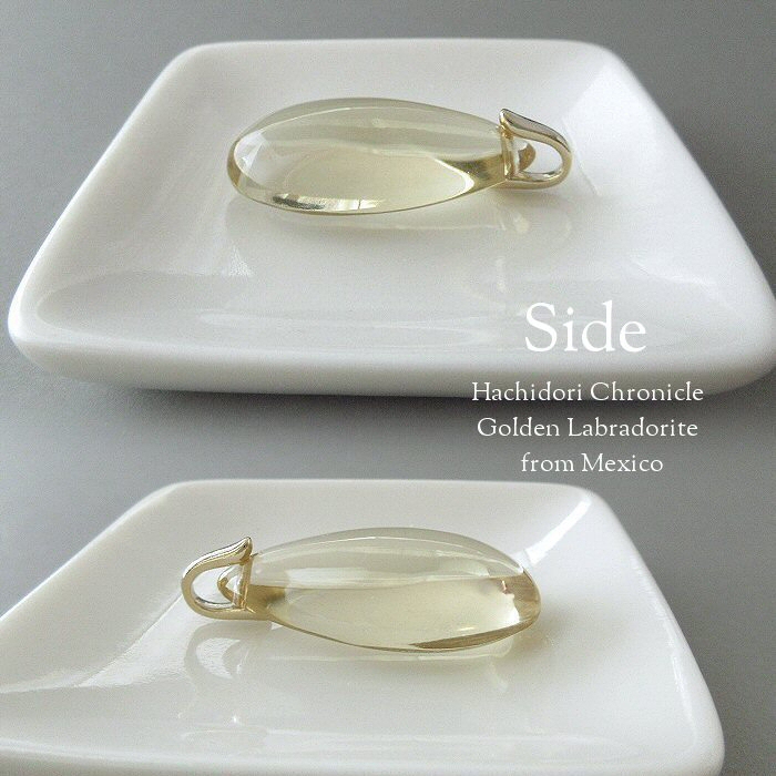 ゴールデンラブラドライト メキシコ産 / ドロップ ペンダント