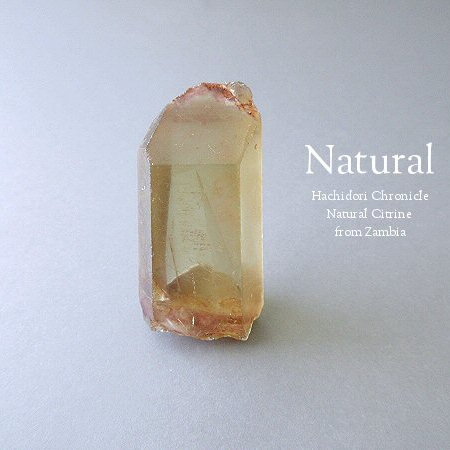 天然非加熱 ザンビア産 シトリン / 6角カット ペンダントトップ [pt