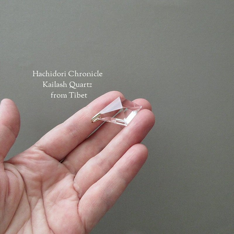 カイラス水晶 / 菱形クロスカット ペンダントトップ [pt-2946