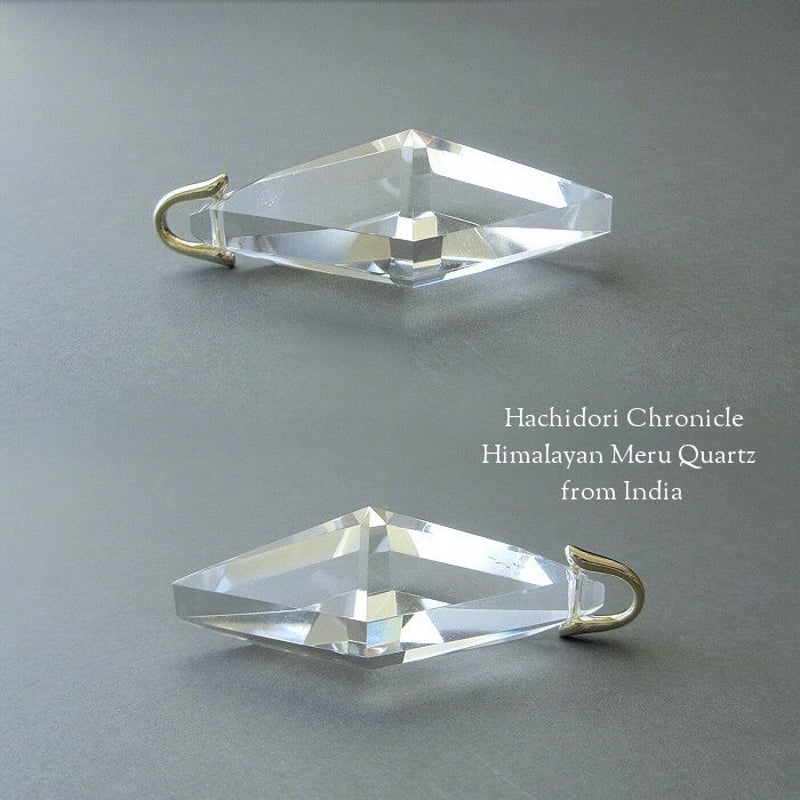 ヒマラヤ メルークォーツ / ペンダントトップ 菱形クロスカット [pt