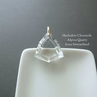 スイス産 アルプス水晶 / 6角カット ペンダントトップ [pt-2982]