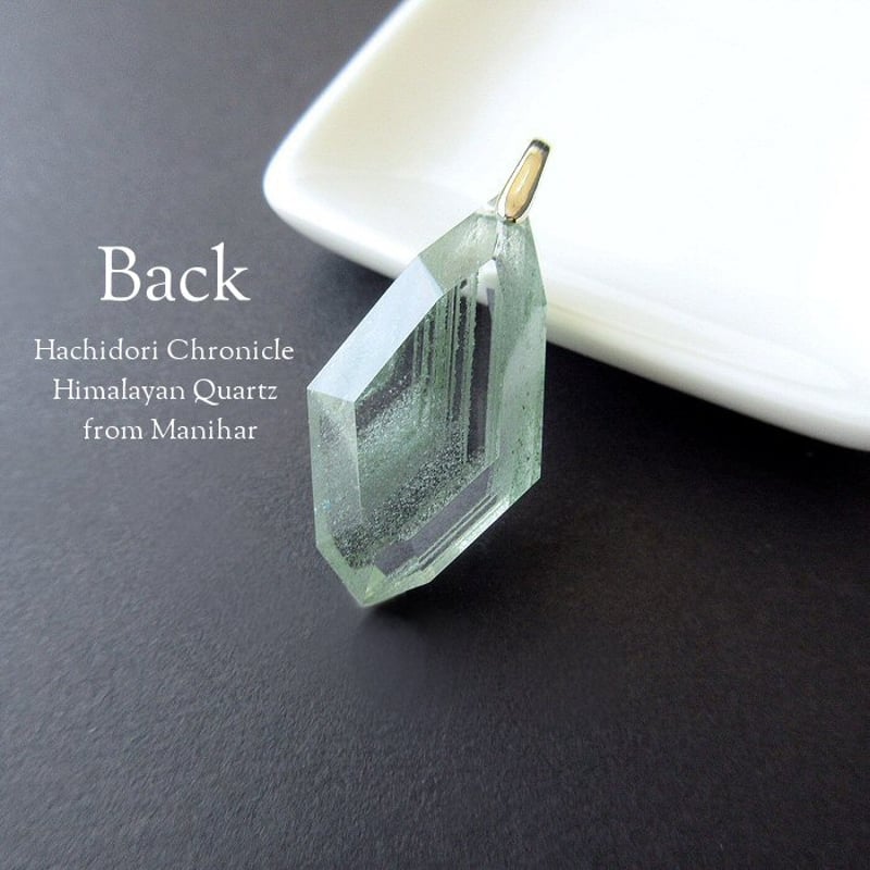 グリーンファントム / マニハール産 ヒマラヤ水晶 8角カット