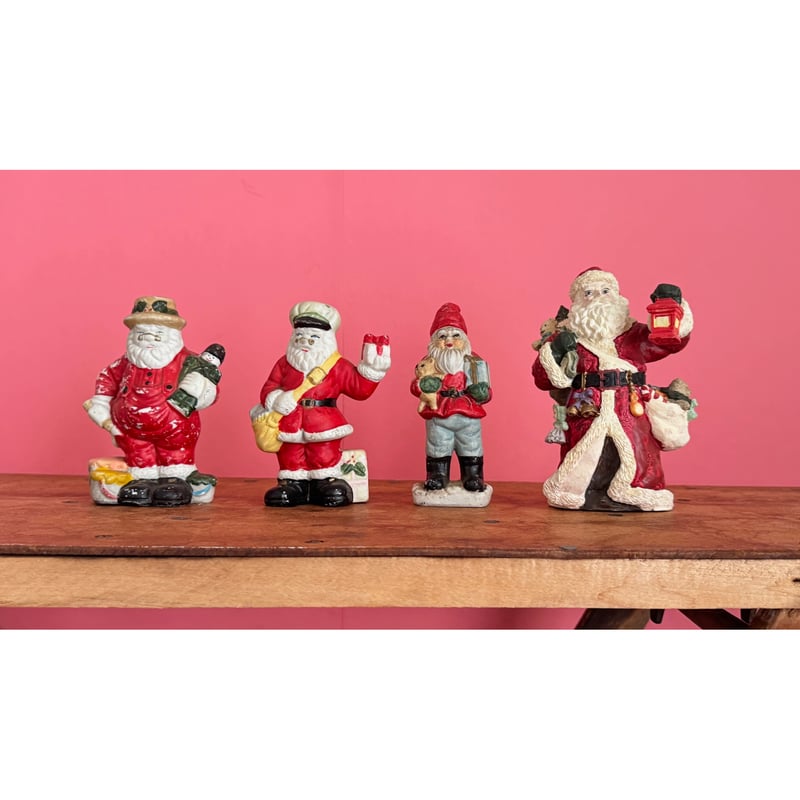 最終処分 80年代vintage 陶器クリスマス サンタクロース 最終処分 80年代vintage 陶器クリスマス サンタクロース