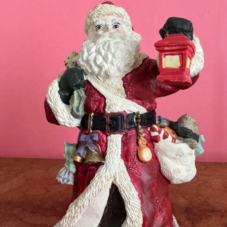 最終処分 80年代vintage 陶器クリスマス サンタクロース teti