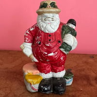 vintage】Santa Claus Ceramic Object b / 陶器製サンタク