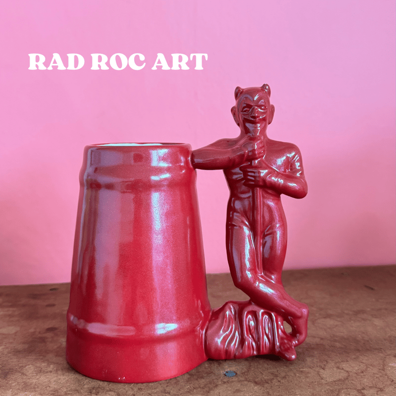 vintage】RAD ROC ART レッドデビル マグカップ | teti