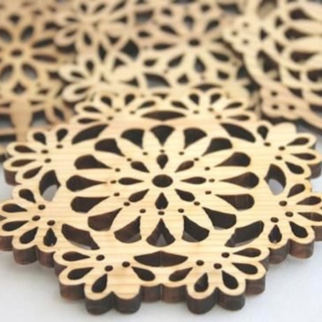 もくレース コースター 5枚セット