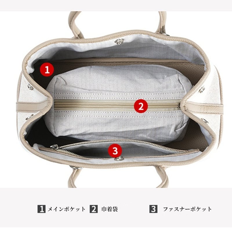 uu019] ガーデン パーティー バッグ キャンバス トート レザー
