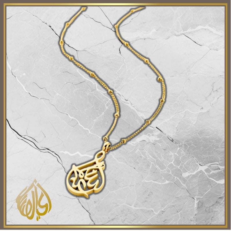 アラビックカリグラフィーネックレス｜Arabic Calligraphy Necklace【ア