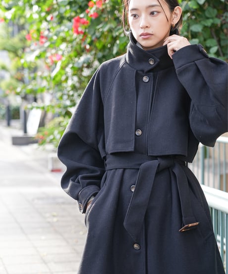 アレンジカラーシングルロングコート