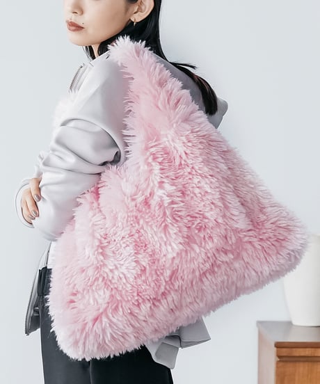 エコファーワンハンドルバッグ