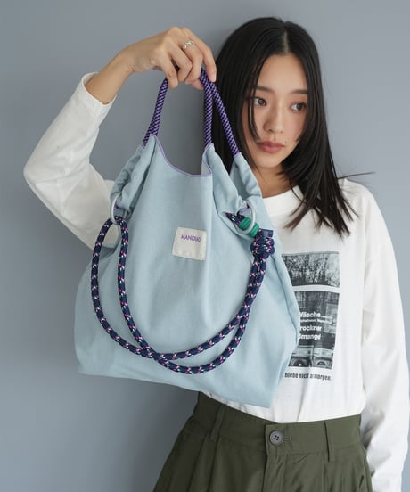 チャーム付き3WAYロープバッグ