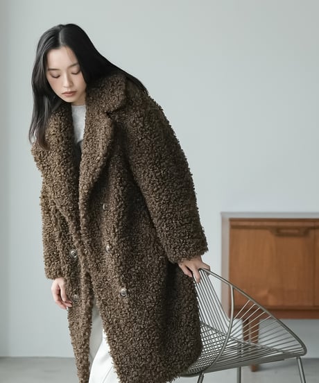 テディボアロングコート