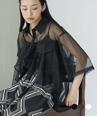 ティアードシアーブラウス