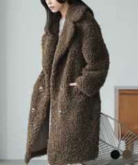 テディボアロングコート