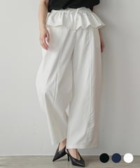 ウェストレイヤードワイドパンツ