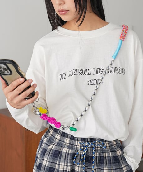 カラフルロープスマホストラップ