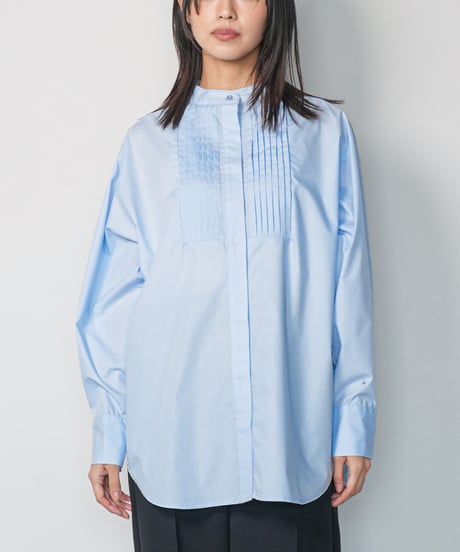 ノーカラータキシードシャツ