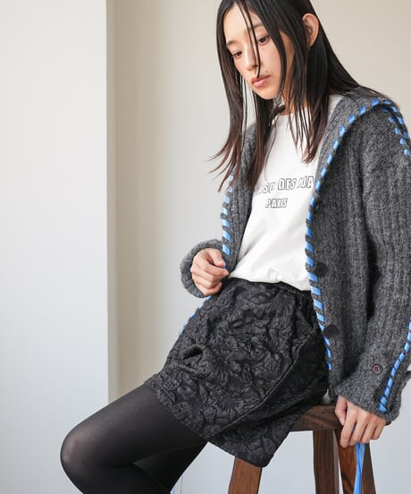 フラワージャガードショートパンツ