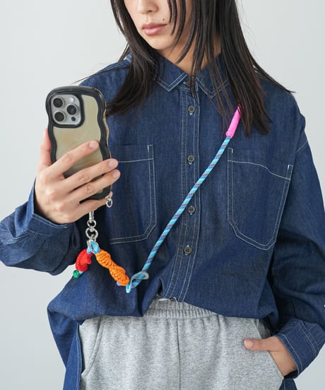 カラフルロープスマホストラップ