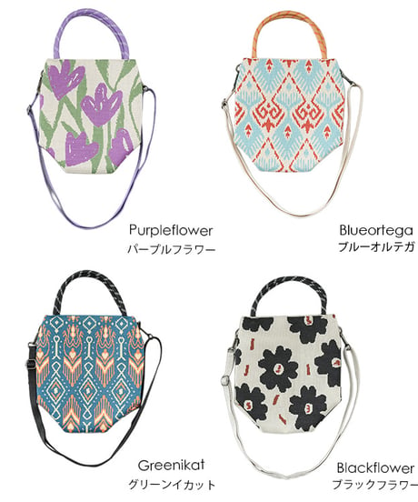2WAYカラフルロープニットトートバッグ