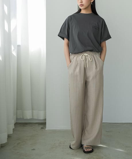 半袖バックプリントフォトTシャツ