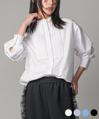 ノーカラータキシードシャツ