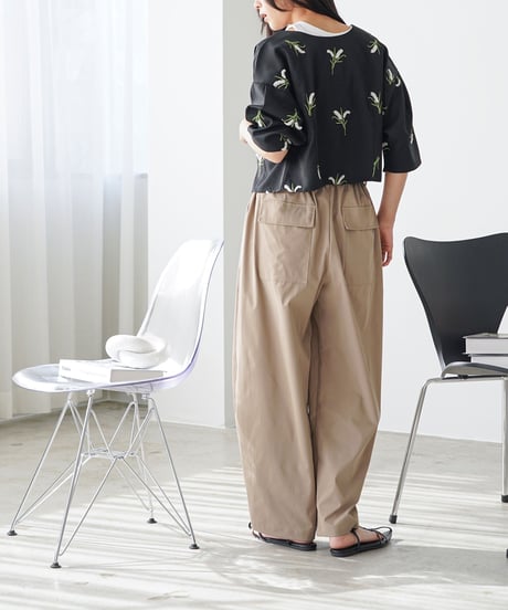 タックコクーンチノパンツ