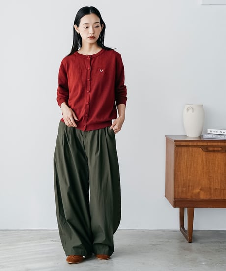 ハート刺繍ニットカーディガン