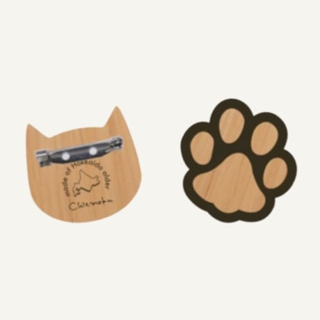 うちのねこ　ブローチ