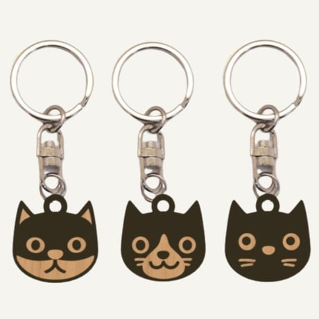 うちのねこ　キーリング