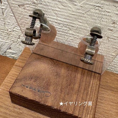 wood*drops　イヤリング