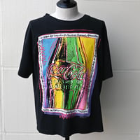 [USED]90s"Coca-Cola"pop art bottle tee