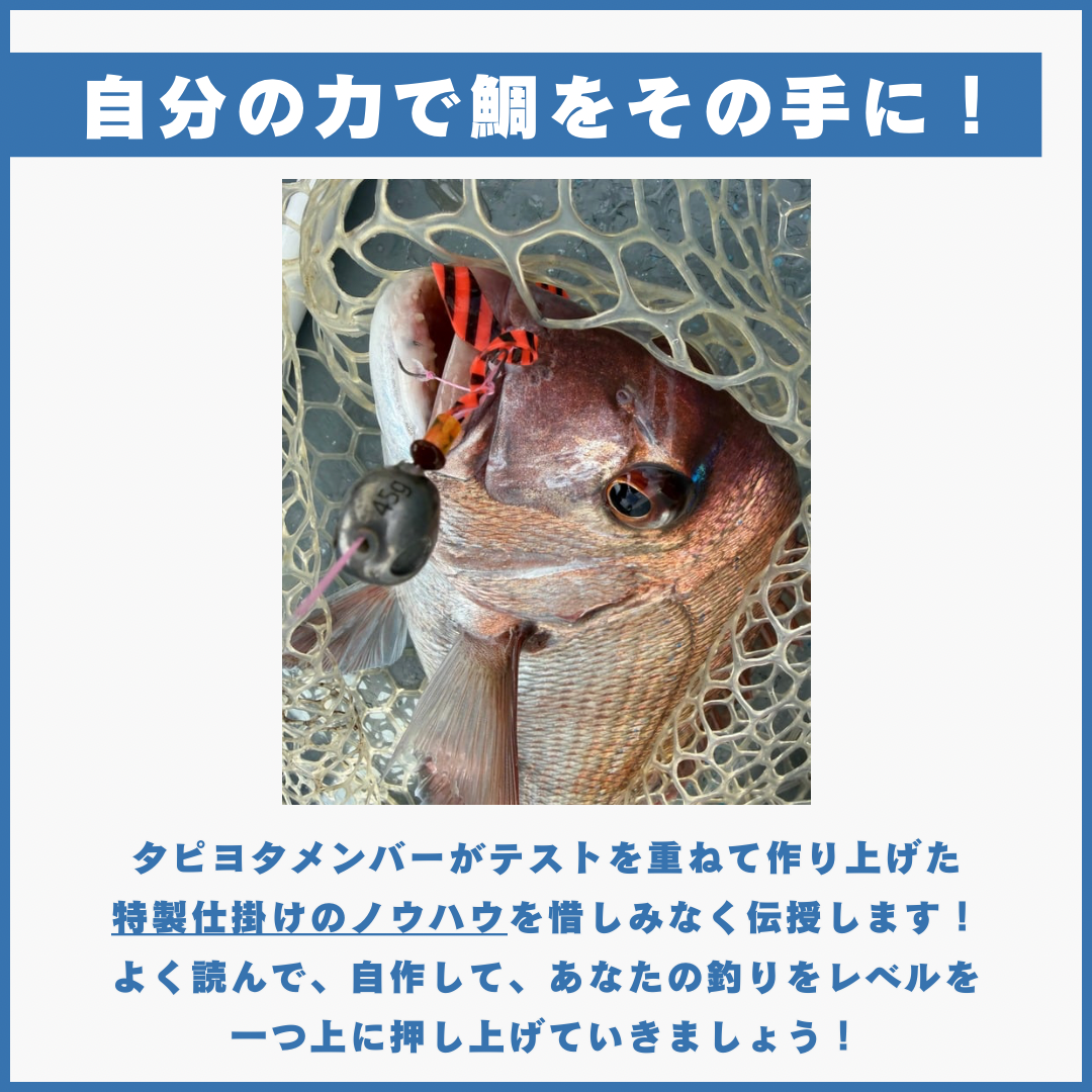 DIY】タピヨタタイラバフックシステム ver2 | taichi69nz fishing