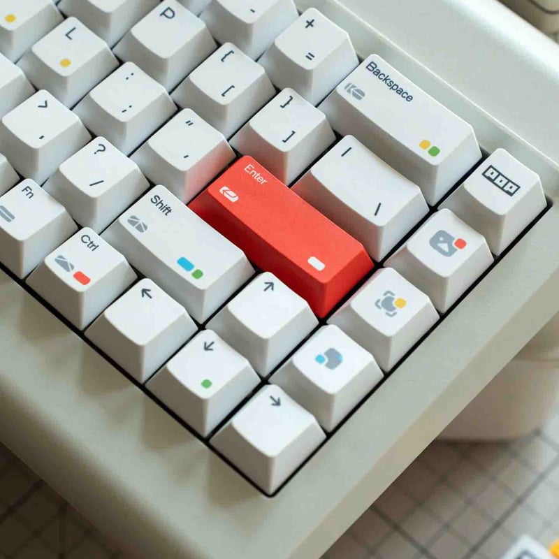 POPCENT5 Rainbow Dot キーキャップセット | KBD Legacy