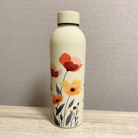 花柄プリント 500ml水筒