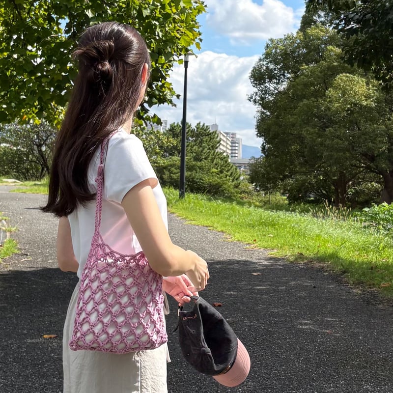 編み図のみ：Petal chain bag(ペタルチェーンバッグ) | natsuki knit.
