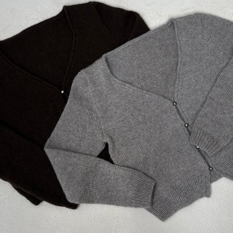 編み図のみ：V-Line Cardigan(ブイラインカーディガン)